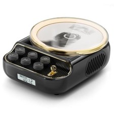 4 in 1 Retro Portable CD Player with Bluetooth Speakers,FM Black