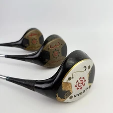 Ben Hogan Speed Slot Woods Set 2/3/4/ Persimmon Golf Clubs. k49633