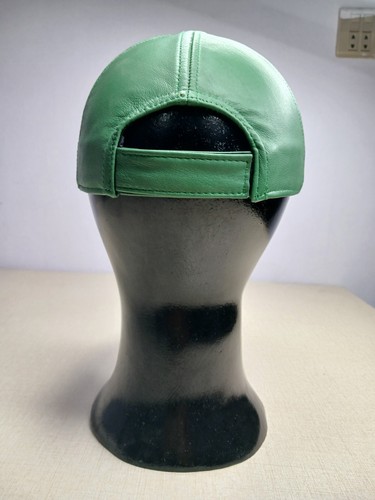 Unisex Leather cap for Man and women baseball cap Leather Turcker Hat for adults - Picture 6 of 7