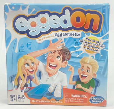 Hasbro Games 2016 EggedOn: Game of Egg Roulette!- New