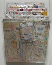 Bo Bunny 12x12 Paper Pad Scrapbook Kit-Harmony, Cottontail, Sweet Clementine....