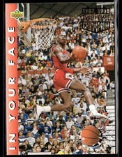 1992 Upper Deck Michael Jordan In Your Face ’87 ’88 Slam Dunk Champ #453 Bulls