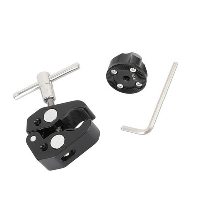 Adjustable Aluminum Metal Super Clamp Quick Release Clamp Bracket Tripod Mount