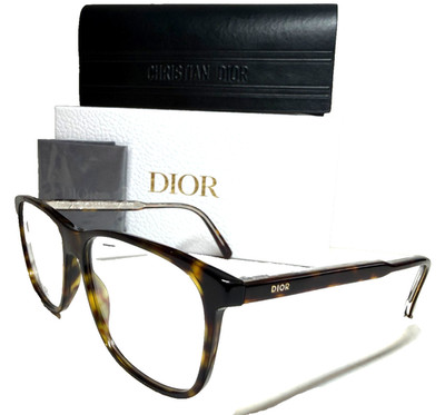 CHRISTIAN DIOR InDiorO S5I 2000 HAVANA SILVER AUTHENTIC EYEGLASSES FRAME 57-15