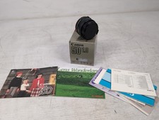 Canon FD Lens 50mm f/1.8 In Original Box With Manual And Paperwork - EUC