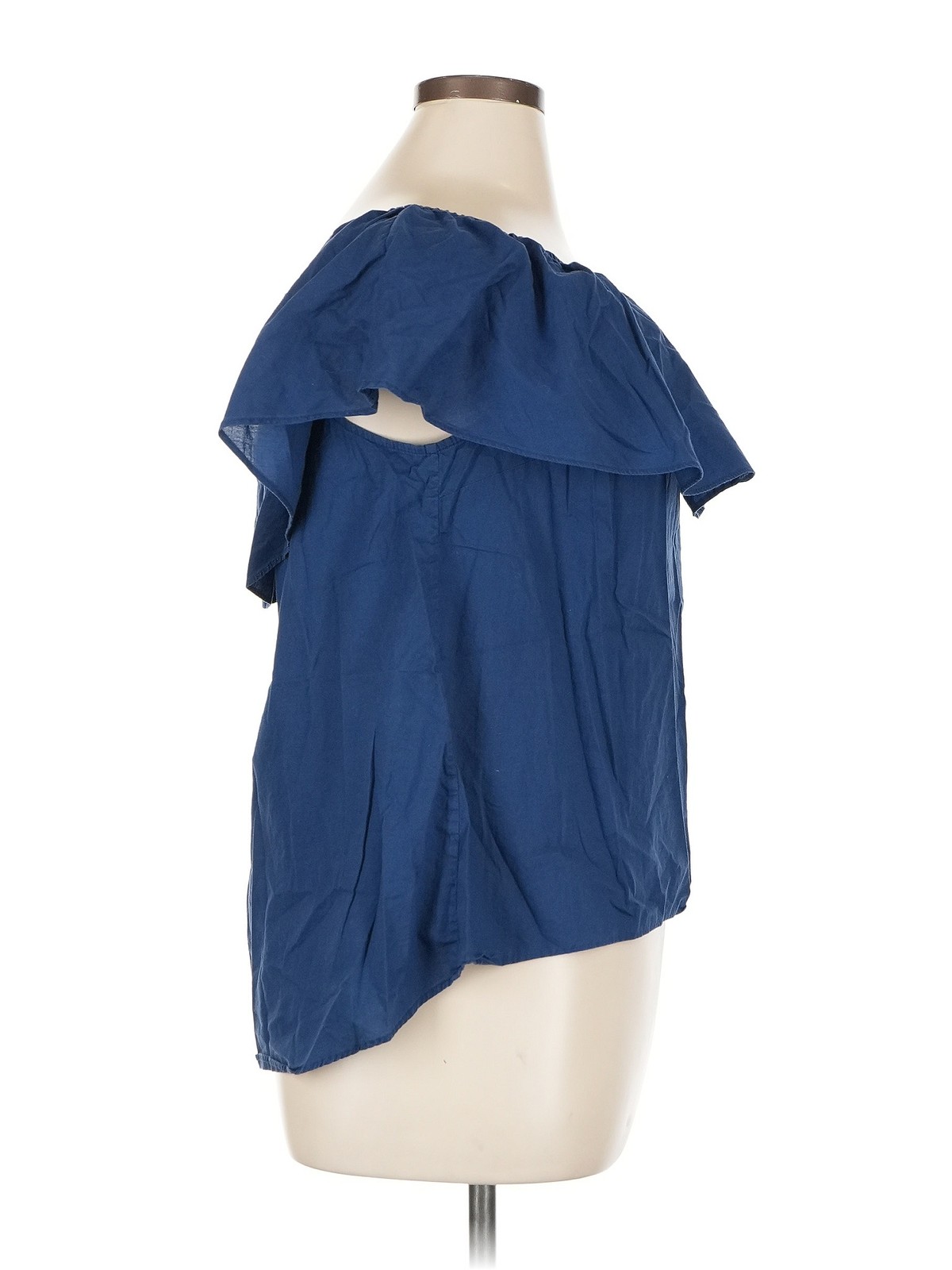 MICHAEL Michael Kors Women Blue Short Sleeve Blouse XL thumbnail 3