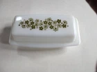 Vintage Pyrex Crazy Daisy Spring Blossom Butter Dish Base & Lid