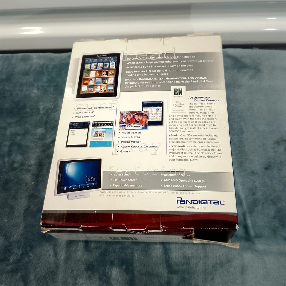 Barnes & Noble Nook HD 7in eReader Tablet | 16GB | BNTV400 White B+ Stock - Image 3 of 4