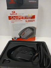 Redragon Sniper Pro Wireless Gaming mouse, Black (M801P-RGB)      *No Dongle*