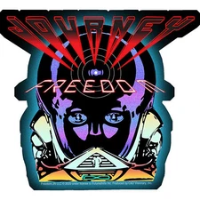 Stickers - C&D Visionary - Journey Freedom Logo 5"x5.5" Music Band NEW Decal