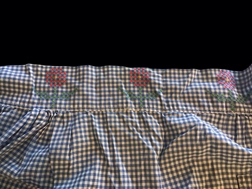 Vintage Paket 7 Halbschürzen 50er 60er Tasche transparent Blumen Gingham Country Chic - Bild 14 von 23