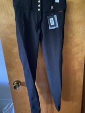 Pantalones cortos B Vertigo para mujer Natasha asiento completo cintura alta gris oscuro talla US 28