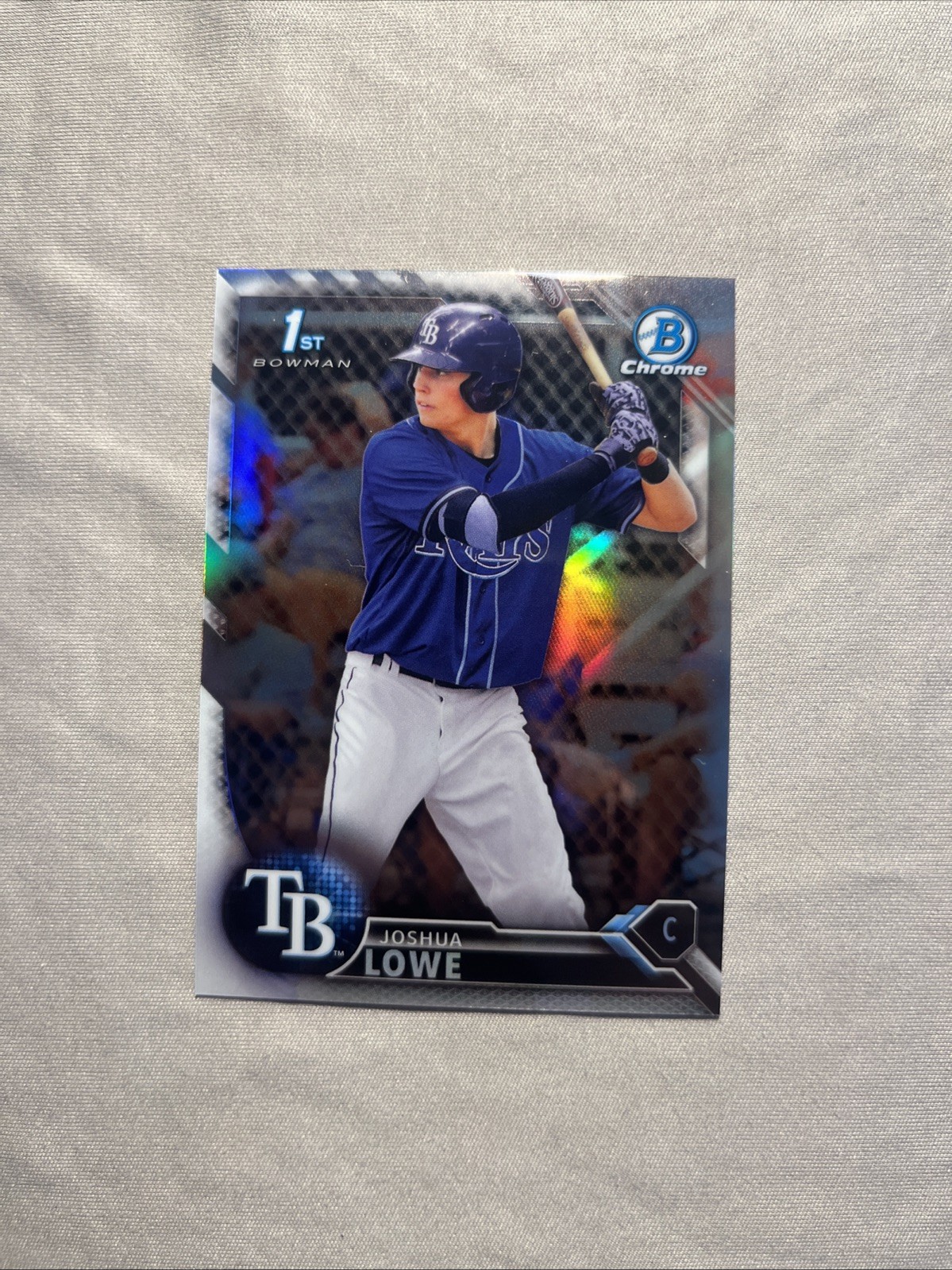 2016 Bowman Draft - Chrome Draft Picks Josh Lowe #BDC-70 Refractor (RC)