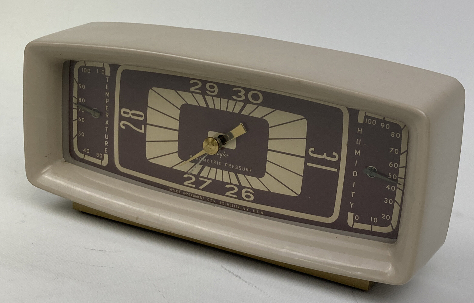 VTG Taylor Barometric Pressure Temperature Humidity Desktop Weather