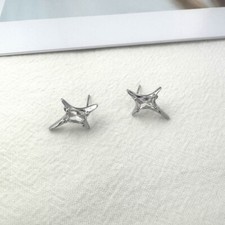 Star Stud Earrings for Men Women Streetwear Hip Hop Punk Unisex Earrings