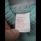 Light Mint Green Soft Knit Plaid Conductor Fatigue Baby Cap Hat Acrylic Preowned — photo 7