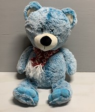 Animal Adventure Plush Bear Blue Teddy 16 Stuffed Animal Soft Toy Lovey