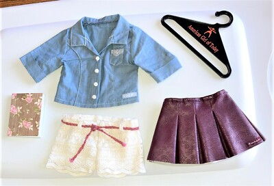 American Girl Doll Tenney's 2017 Picnic Outfit Meet Skirt Music