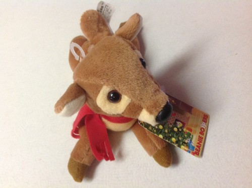 24K BEANIE BOPPERS "FARRAH THE DEER" 1997 PLUSH STUFFED ANIMAL SPECIAL EFFECTS - Picture 2 of 6