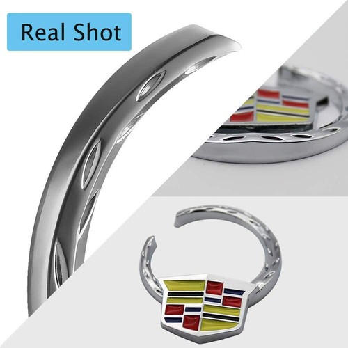 2pcs For Cadillac Fender Marker Door Logo Badge Emblem Car Decoration Sport V - Bild 3 von 5