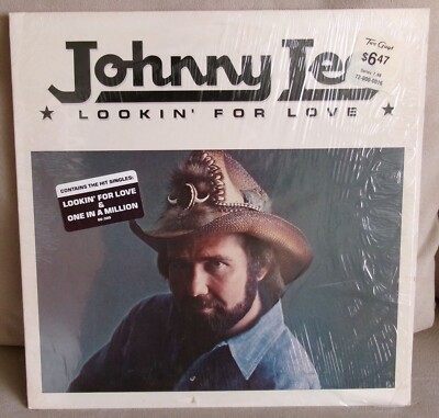 JOHNNY LEE LOOKIN' FOR LOVE LP IN SHRINK HYPE STICKER MICHAEL BOTTS BREAD NICE!