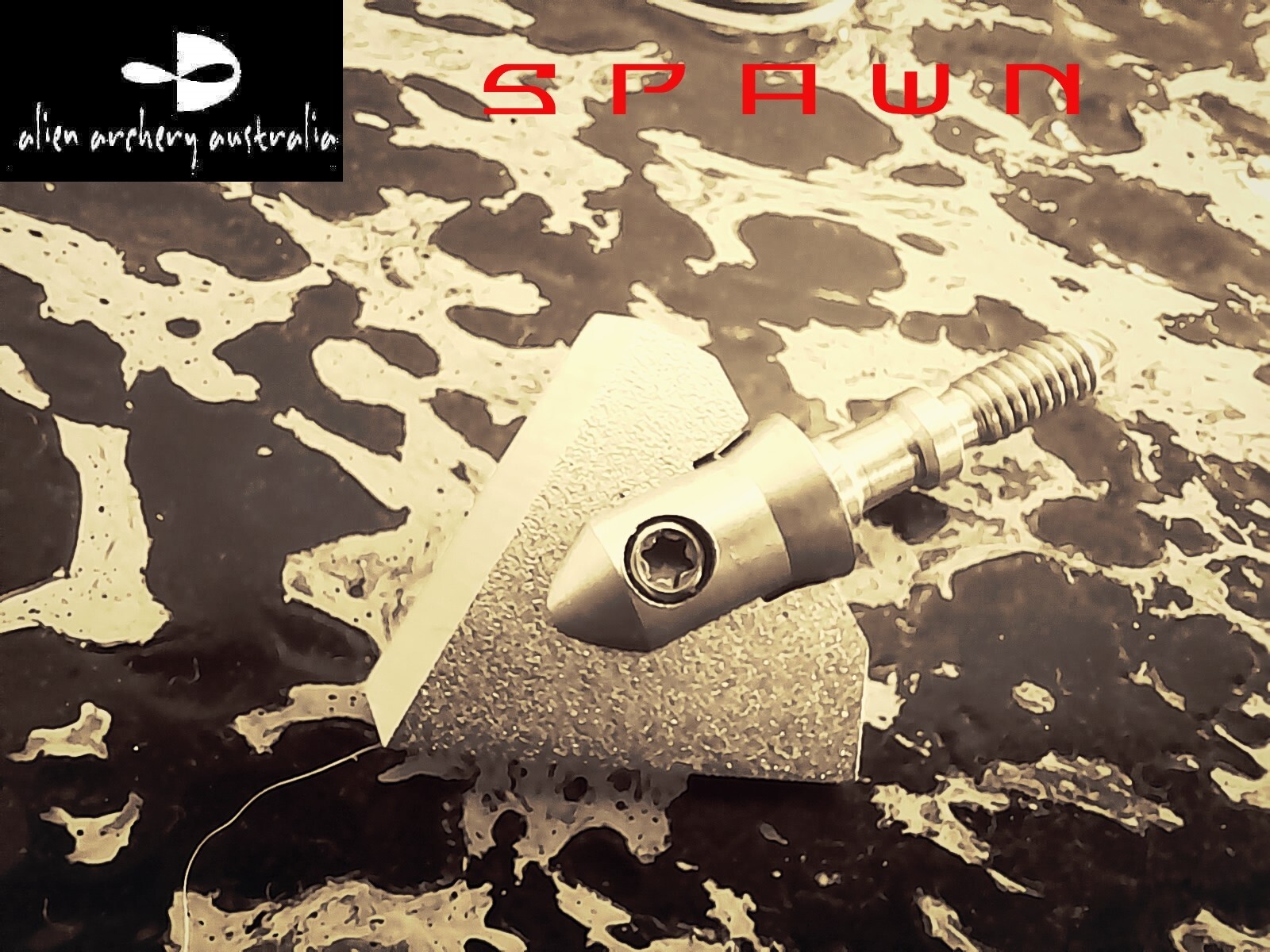 Alien Archery Australia SPAWN 150G all steel 0.118" 3MM thick blade