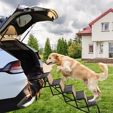 Itemlab Dog Steps Stairs And Rear SUV Seat Cover Foldable Collapsible Portable