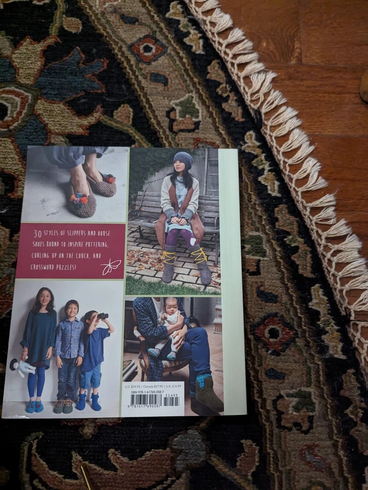 The Knitted Slipper Book By Katie Startzman Slippers & Houseshoes For The Family - Image 2 of 2