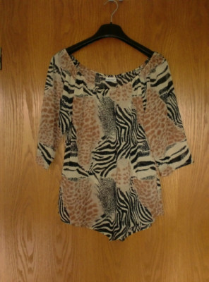 IDENTIC - Schicke Damen Bluse in Gr.: S/M - Bitte Maße beachten! - Safari Look