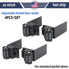 Adjustable Pocket Door Guide Stabilizes Pocket Door,Sold in 2 Pairs,Both Sides