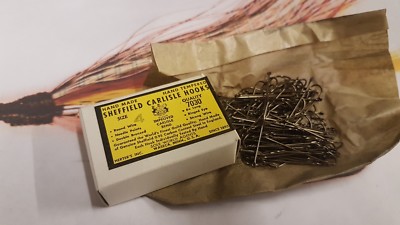 HAKEN FLIEGEN FLIEGENBINDEKÖDER Lachs 7030 SHEFFIELD CARLISLE Fliegen 100 Stück HAKENBOX