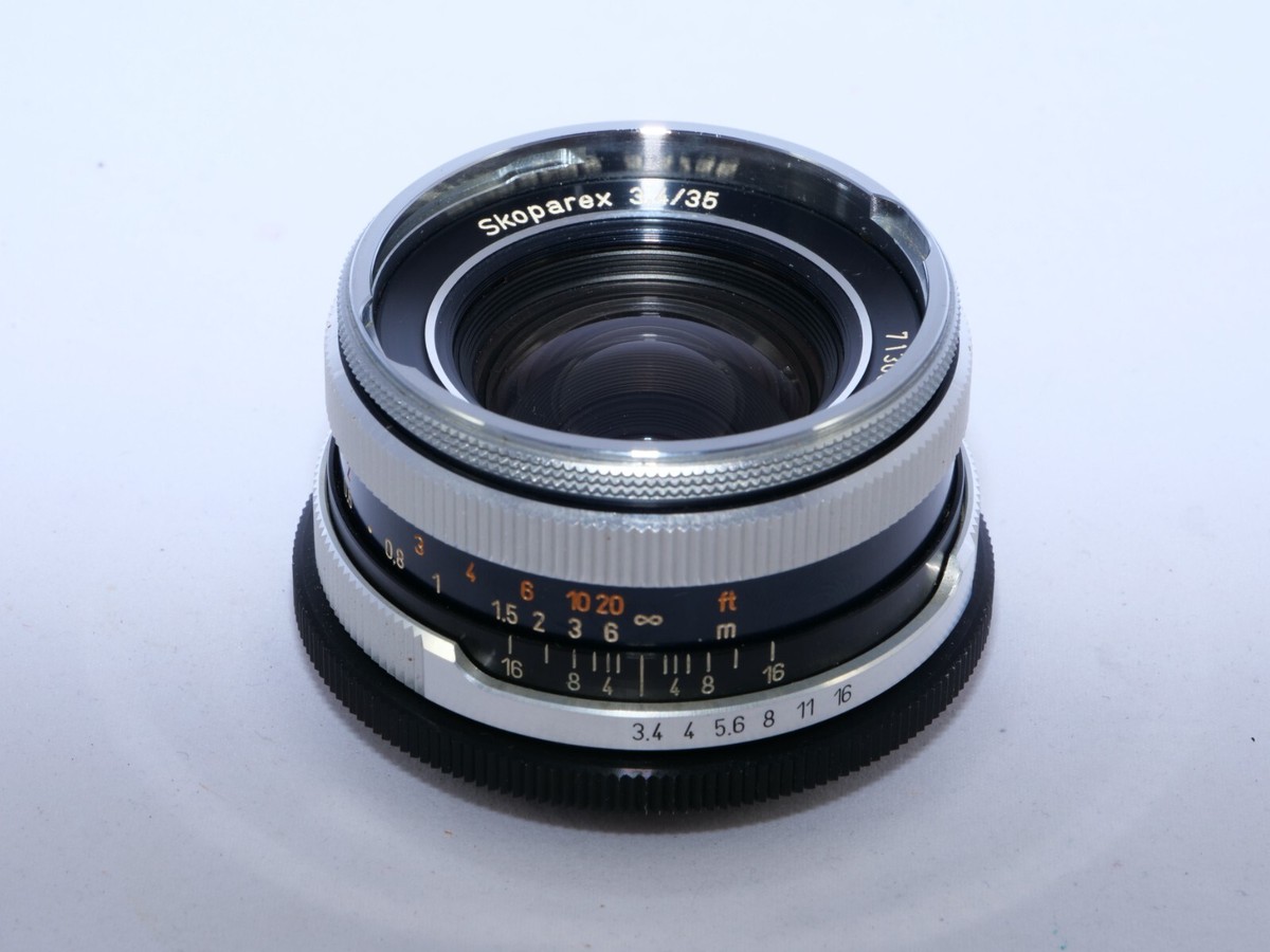 【ジャンク】Carl Zeiss Skoparex 35mm f3.4 M42 Rare 【N MINT+++ / Case】 Carl Zeiss Skoparex 35mm f/3.4 M42
