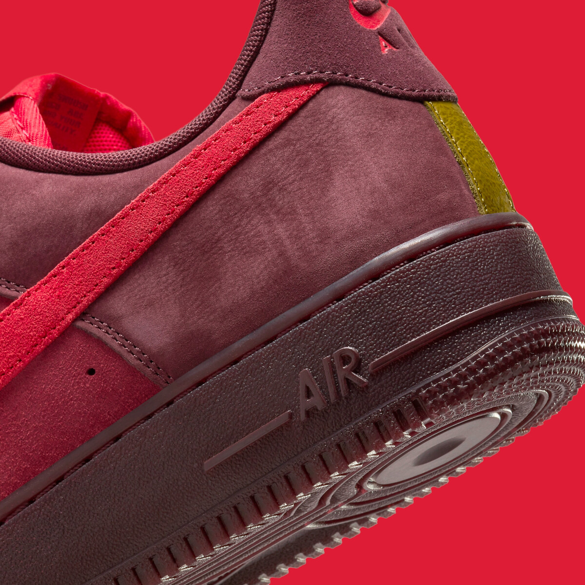 Nike Air Force 07 Low Layers of Love Gym Red Burgundy Crush