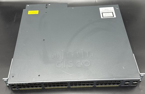 CISCO WS-C2960XR-48FPS-I 48-port Gigabit PoE+ 4-port SFP IP Lite Switch /w 2xPSU - Picture 4 of 6