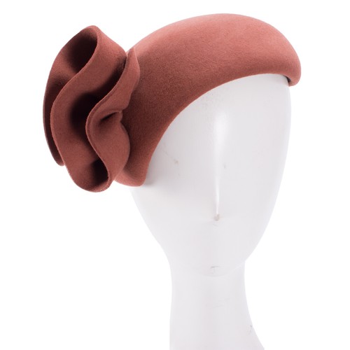 Teardrop Women Wool Felt Fascinator Flower Tam Beret Casque Cocktail Hat A566 - Picture 22 of 56