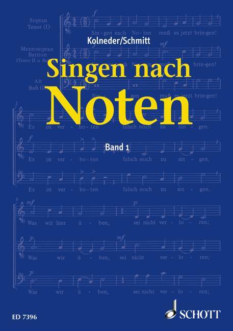 Thumbnail - Walter Kolneder; Karl Heinz Schmitt / Singen Nach Noten