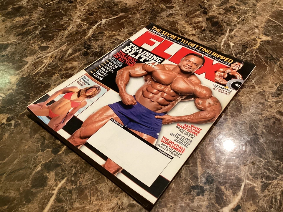 Flex Magazine Lee Labrada & Silvio Samuel October 2008 - Image 2 of 4