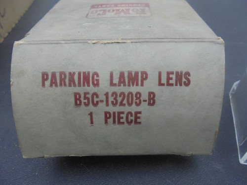 Vintage NOS Ford Parking Lamp Lens B5C-13208-B 1955-1956 Ford Truck FDM-13208-B - Picture 2 of 7