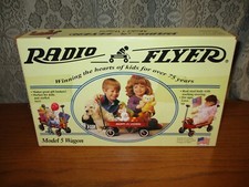 Radio Flyer Model 5 Red Wagon - Steel Body - Working Steering - USA Made