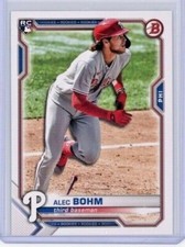 2021 Bowman Baseball #2 Alex Bohm Rookie RC - Philadelphia Phillies - MINT