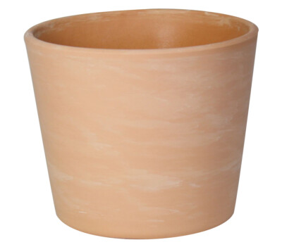 Blumentopf Übertopf Terrakotta glasiert/marmoriert Ø 28 cm Höhe 24 cm, Dehner