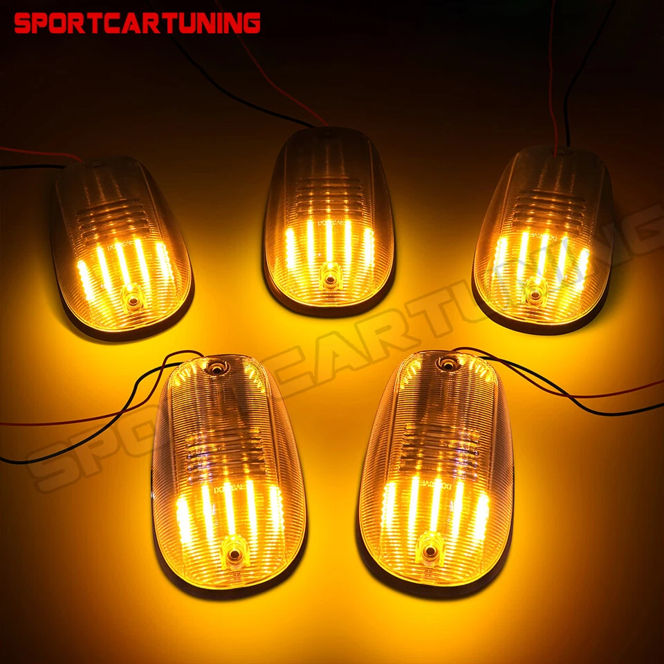 For 03-18 Dodge Ram 1500 2500 3500 Crew Pickup LED Cab Roof Marker Running Light - Image 2 of 4