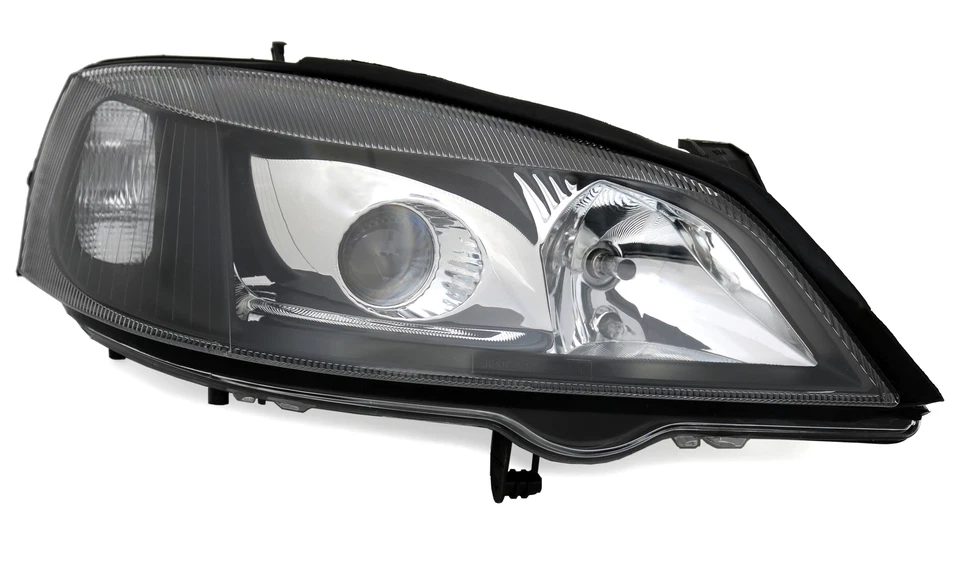 Scheinwerfer für Opel Astra G Schwarz Projektor Xenon Look Halogen links rechts - Bild 2 von 4