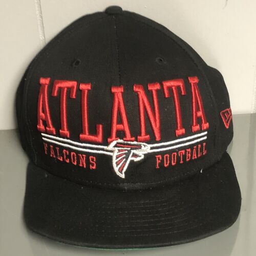 New Era 9fifty NFL Atlanta Falcons SnapBack Hat Cap BLACK and Red  Adjustable | eBay