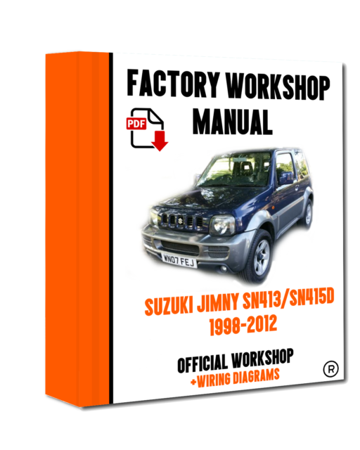 OFFICIAL WORKSHOP Manual Service Repair Suzuki Jimny 1998- 2012