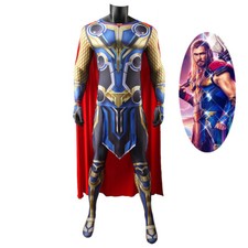 Thor  Love and Thunder Costume Cosplay Thor Bodysuit For Kids Adult Ver3