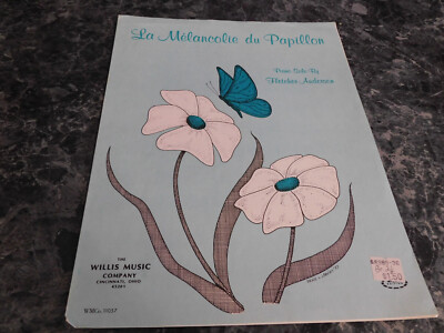 La Melancolie du Papillon by Fletcher Anderson