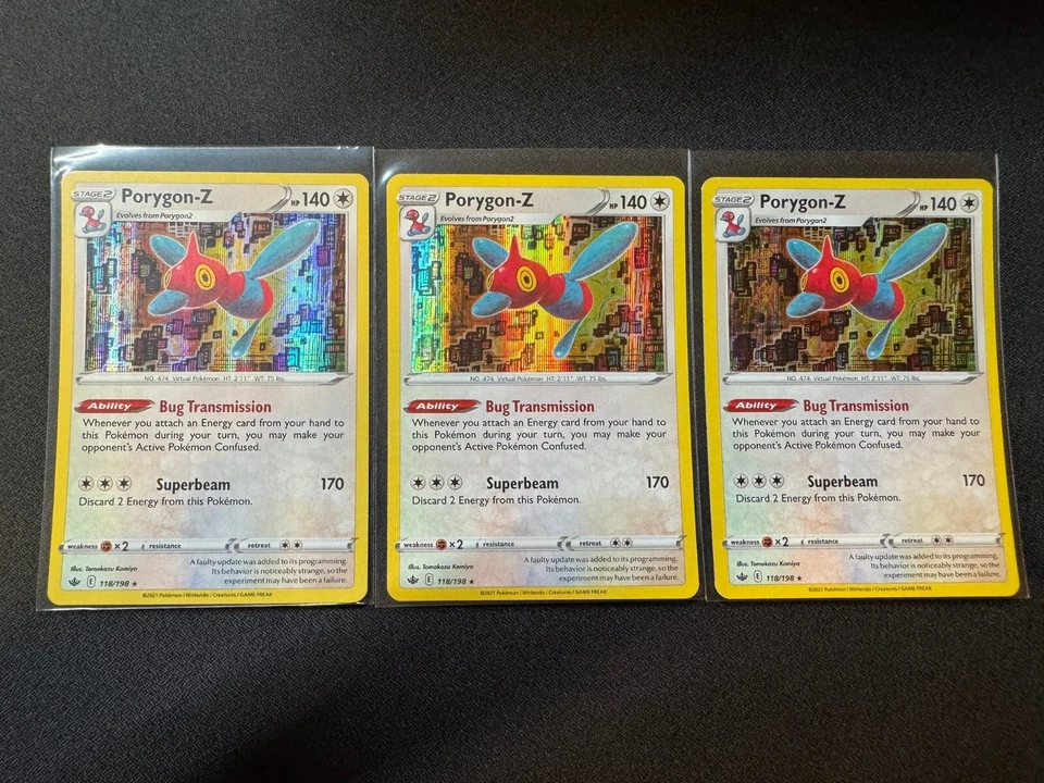 Porygon-Z 118/198 Swsh06: Sword & Shield - Chilling Reign Holo NM - Image 3 of 4