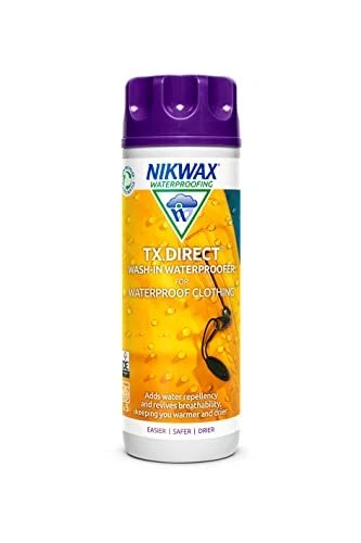 Nikwax TECH WASH & TX.DIRECT Twin Pack, Clean and Proof, Cleaning and  Waterproofing, Value Pack 