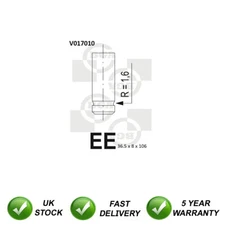 Exhaust Outlet Valve SJR Fits Lancia Fiat 1.4 1.6 1.8 2.0 7597080